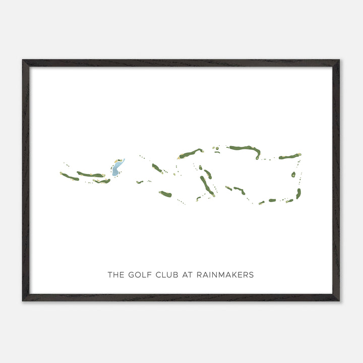 Print of The Golf Club At Rainmakers Modern Map