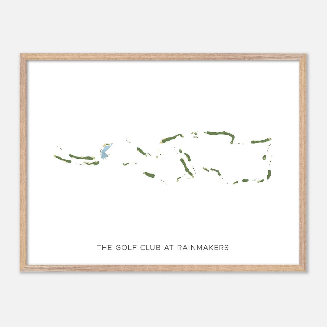 Print of The Golf Club At Rainmakers Modern Map