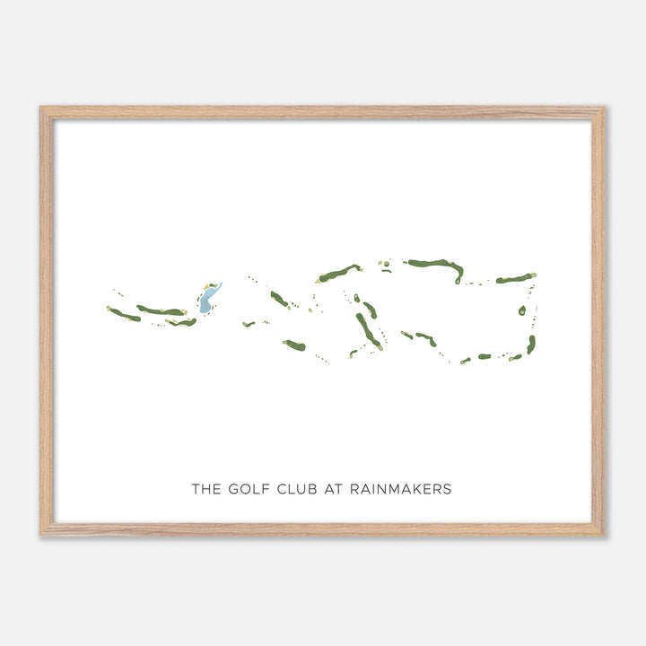 Print of The Golf Club At Rainmakers Modern Map
