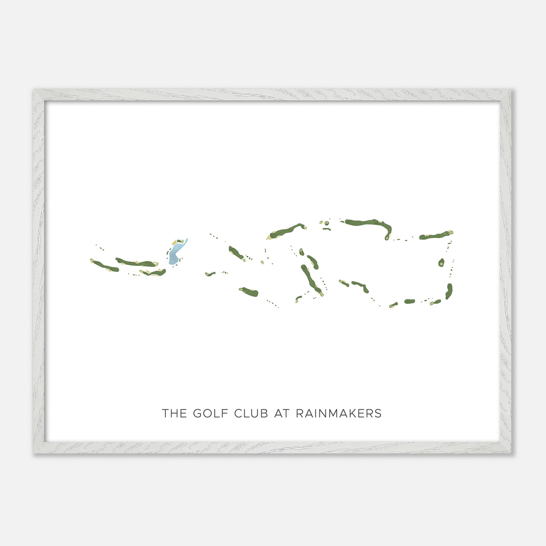 Print of The Golf Club At Rainmakers Modern Map