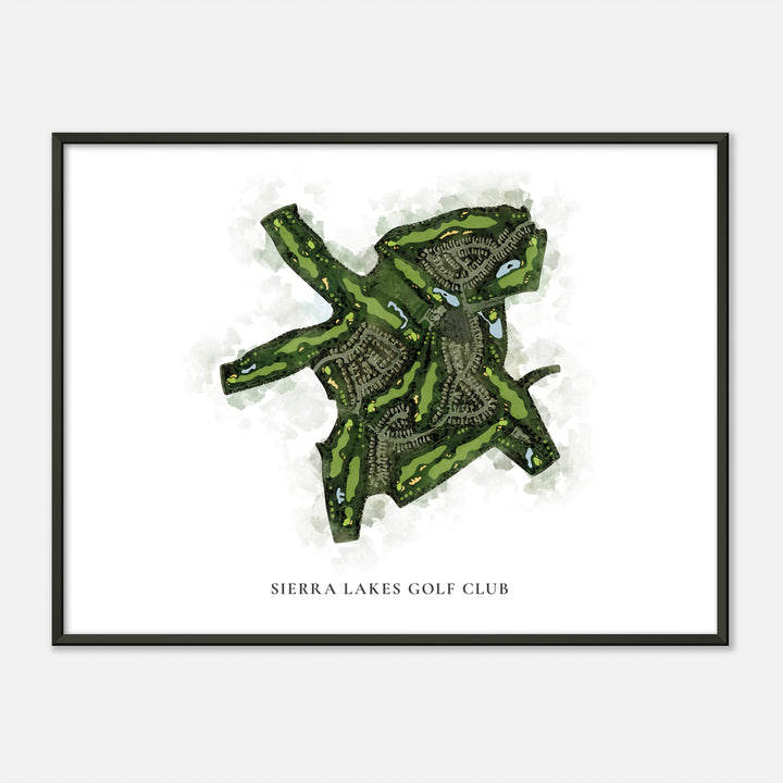 Print of Sierra Lakes Golf Club Classic Map