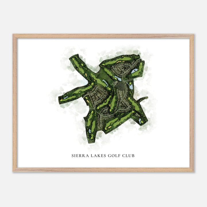 Print of Sierra Lakes Golf Club Classic Map