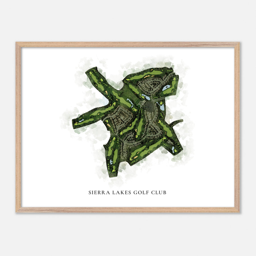 Print of Sierra Lakes Golf Club Classic Map