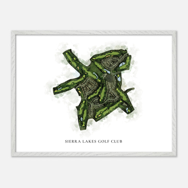 Print of Sierra Lakes Golf Club Classic Map