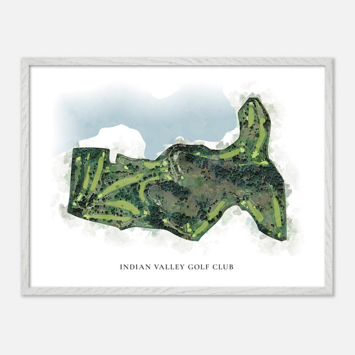 Print of Indian Valley Golf Club Classic Map