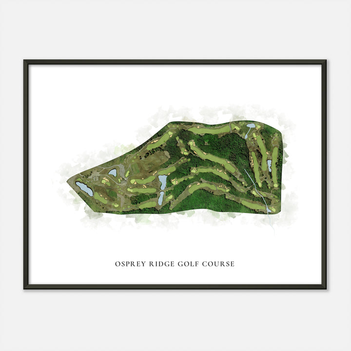 Print of Osprey Ridge Golf Course Classic Map