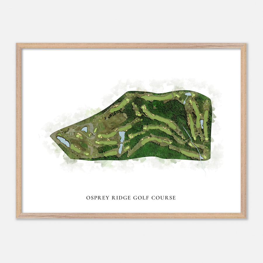 Print of Osprey Ridge Golf Course Classic Map