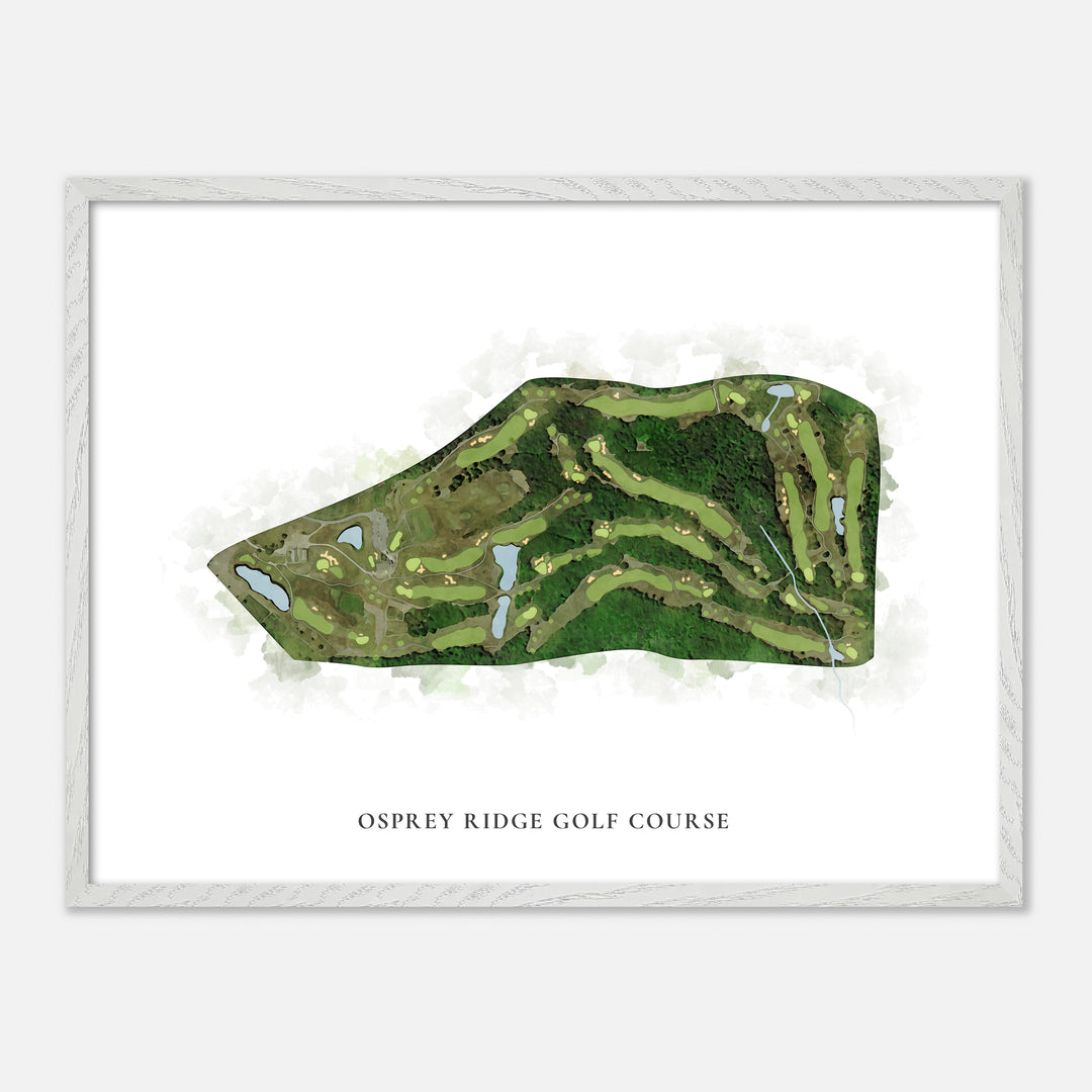 Print of Osprey Ridge Golf Course Classic Map