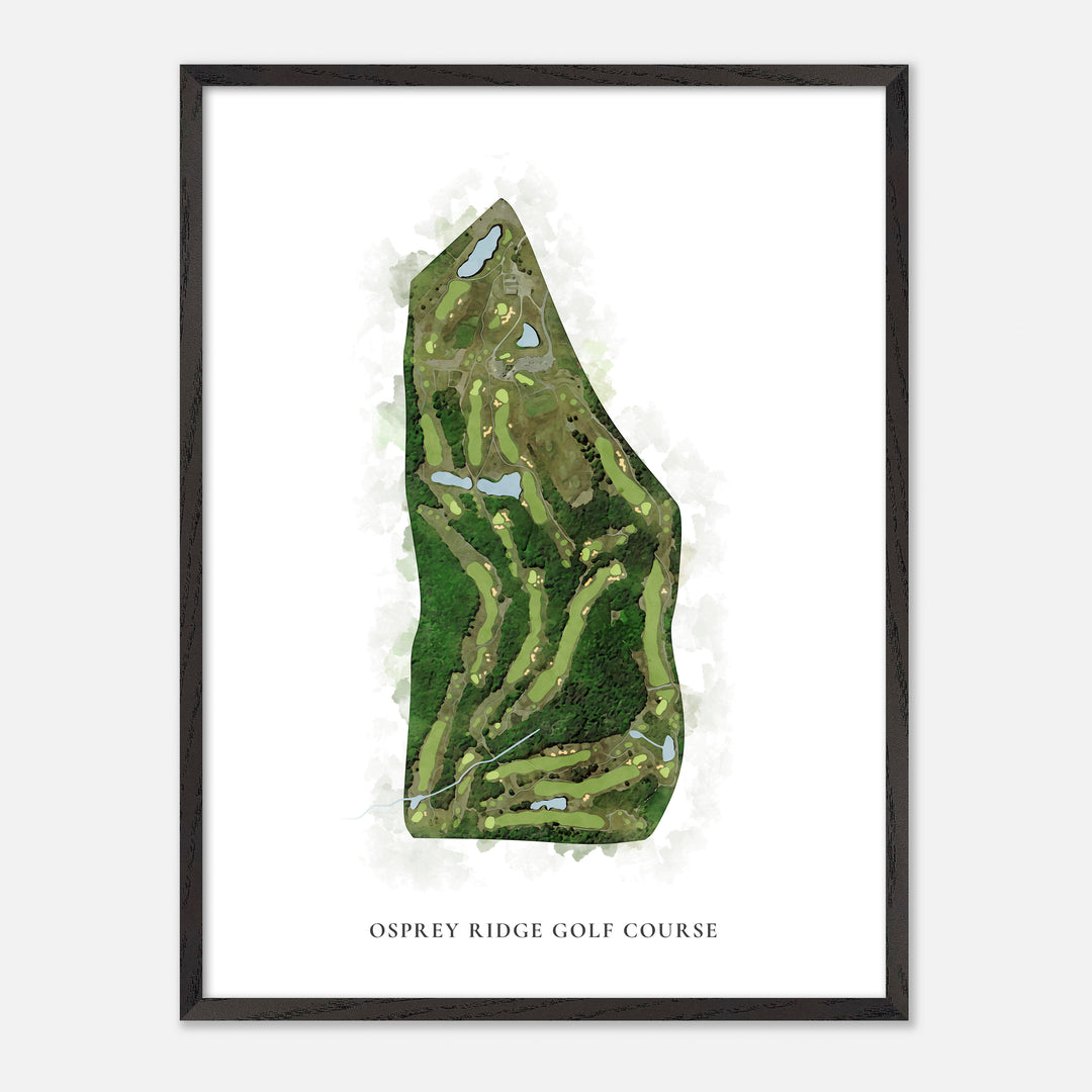 Print of Osprey Ridge Golf Course Classic Map