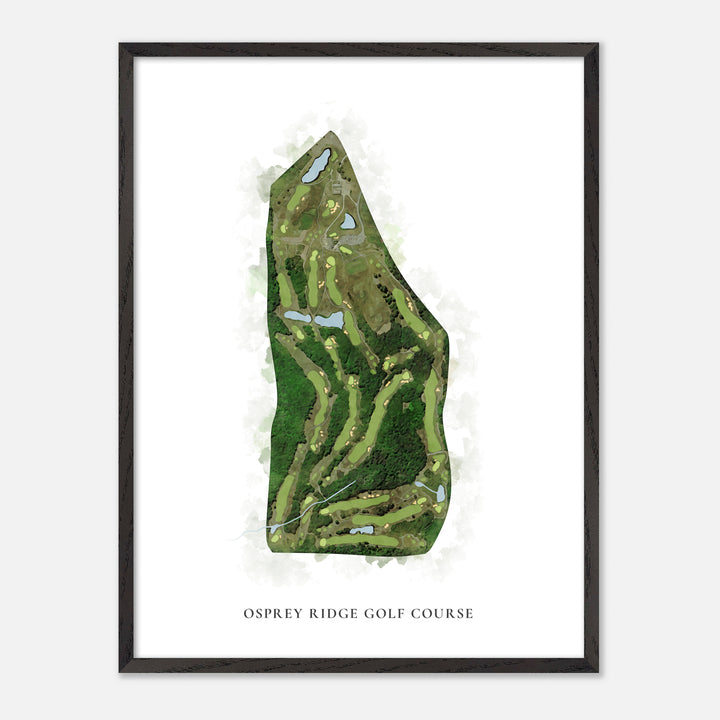 Print of Osprey Ridge Golf Course Classic Map