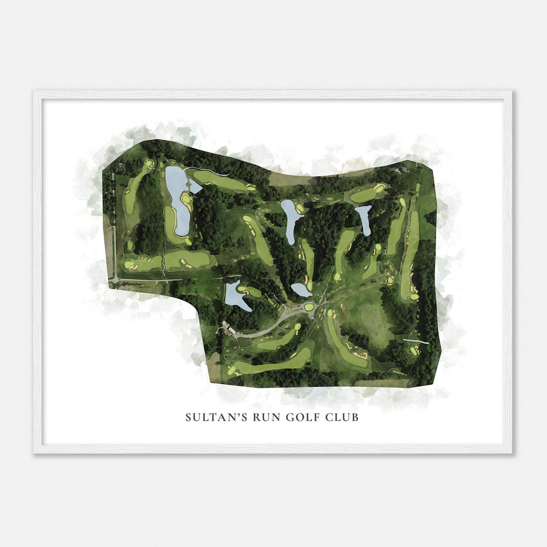 Print of Sultan'S Run Golf Club Classic Map