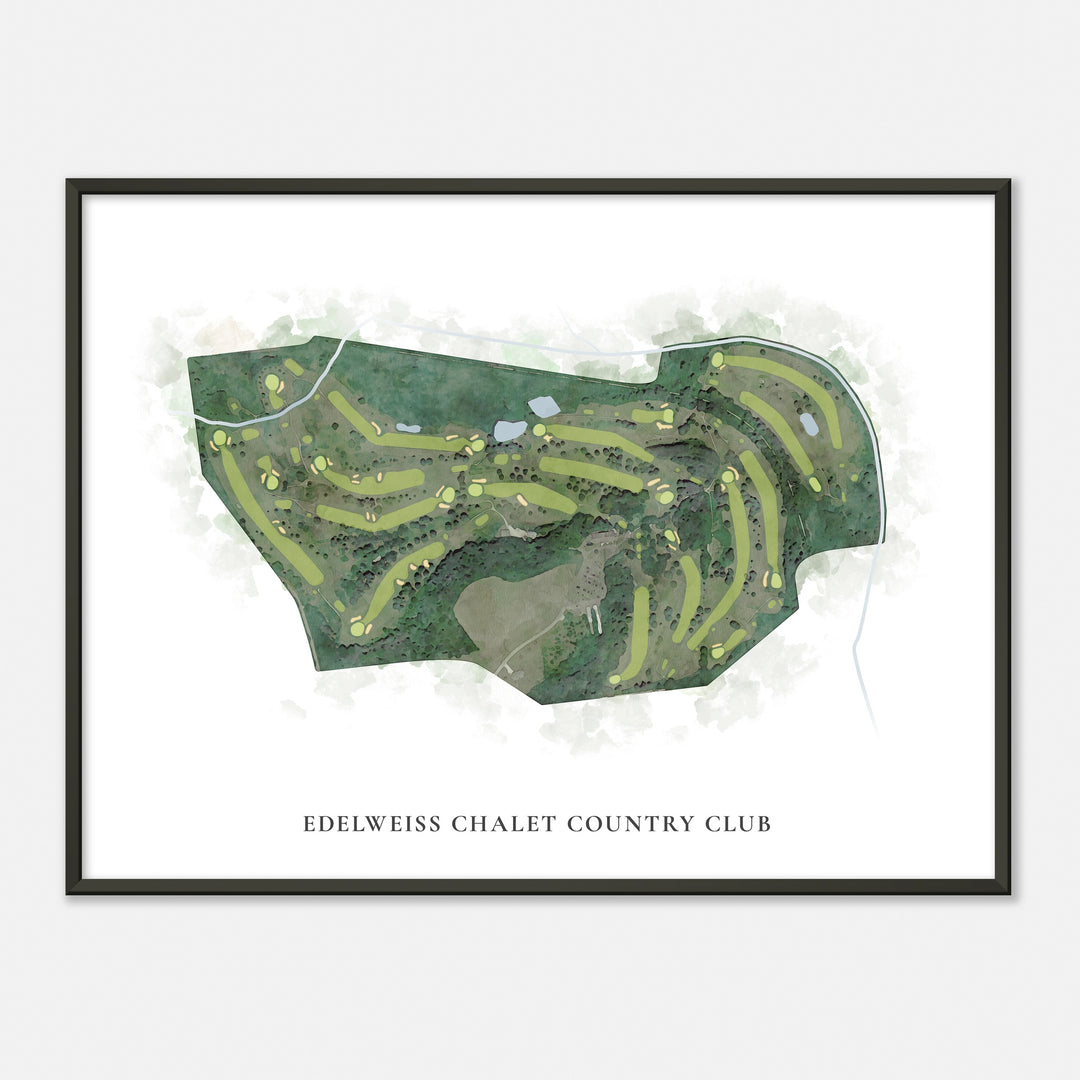 Print of Edelweiss Chalet Country Club Classic Map