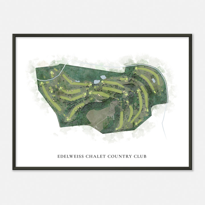 Print of Edelweiss Chalet Country Club Classic Map