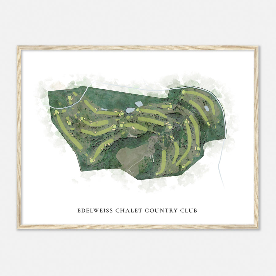 Print of Edelweiss Chalet Country Club Classic Map