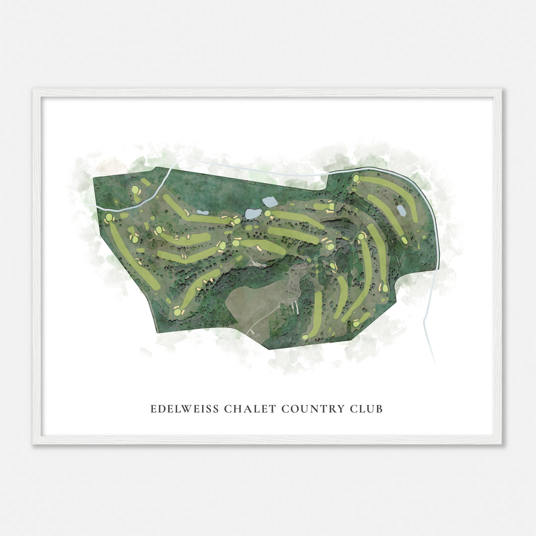 Print of Edelweiss Chalet Country Club Classic Map