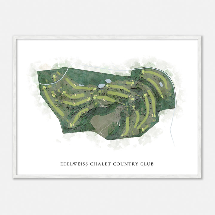 Print of Edelweiss Chalet Country Club Classic Map