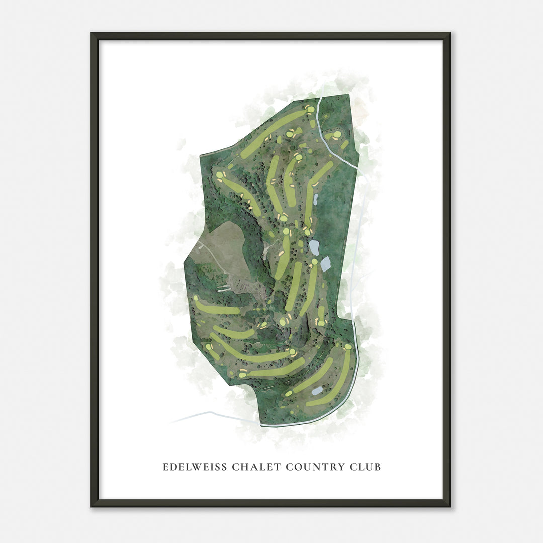 Print of Edelweiss Chalet Country Club Classic Map