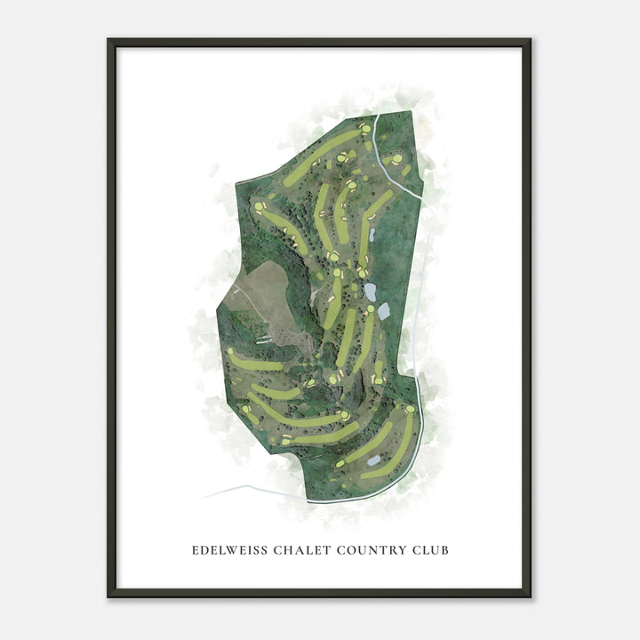 Print of Edelweiss Chalet Country Club Classic Map