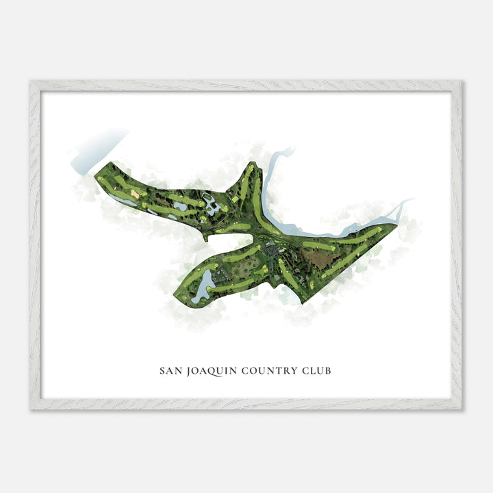 Print of San Joaquin Country Club Classic Map
