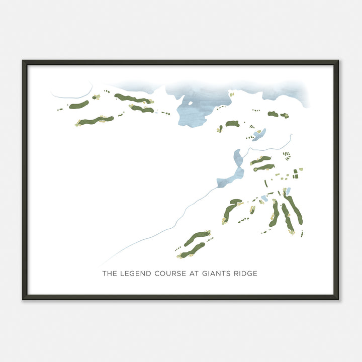 Print of The Legend Course At Giants Ridge Modern Map