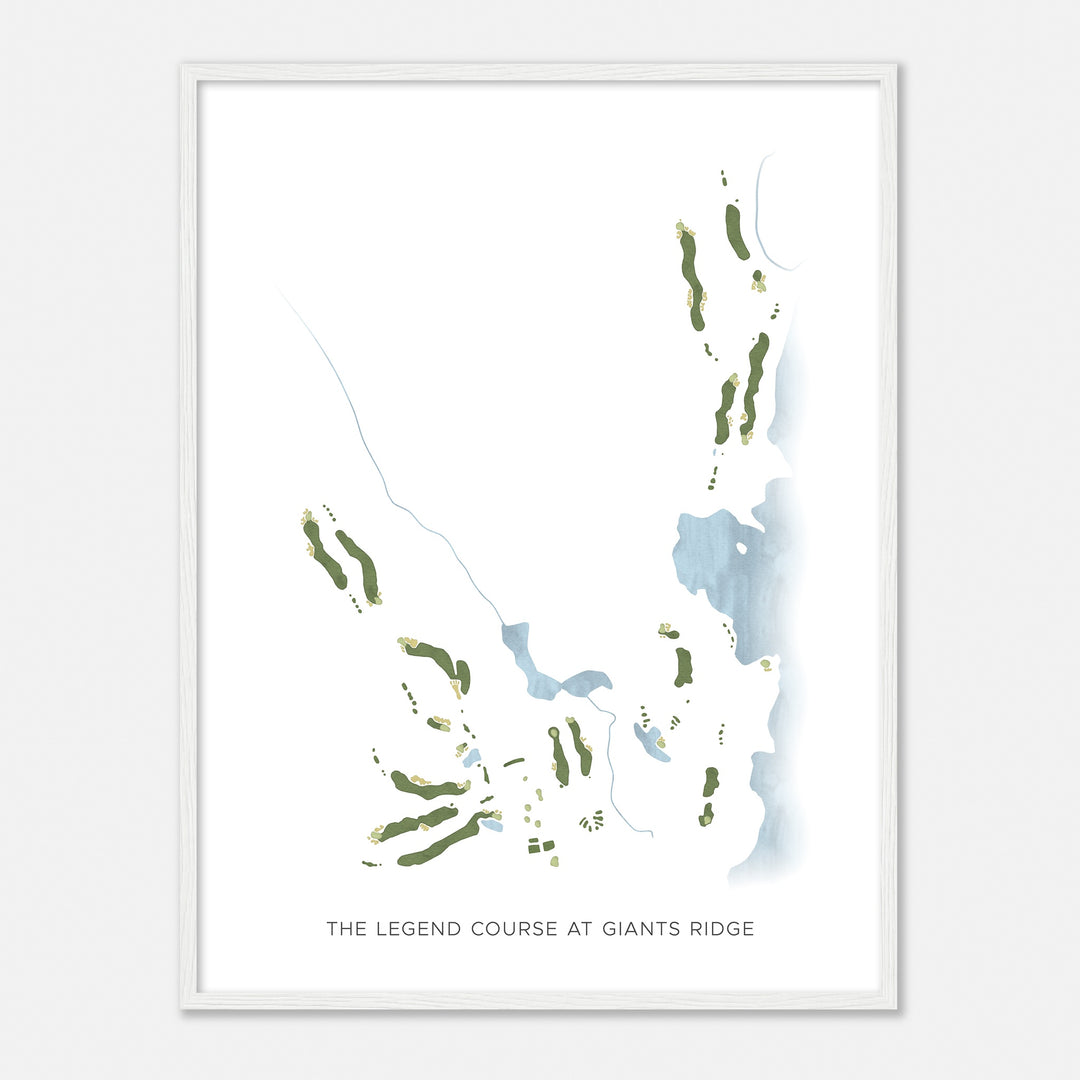 Print of The Legend Course At Giants Ridge Modern Map