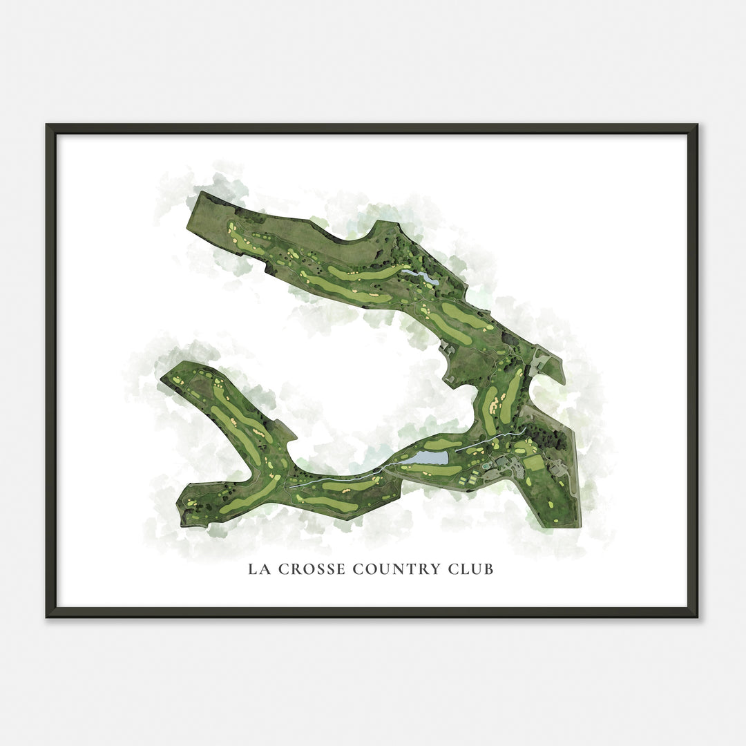 Print of La Crosse Country Club Classic Map