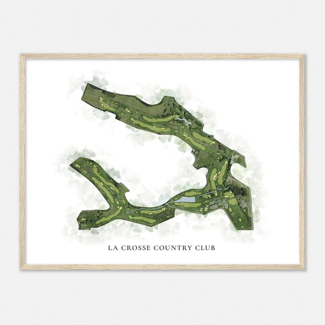 Print of La Crosse Country Club Classic Map