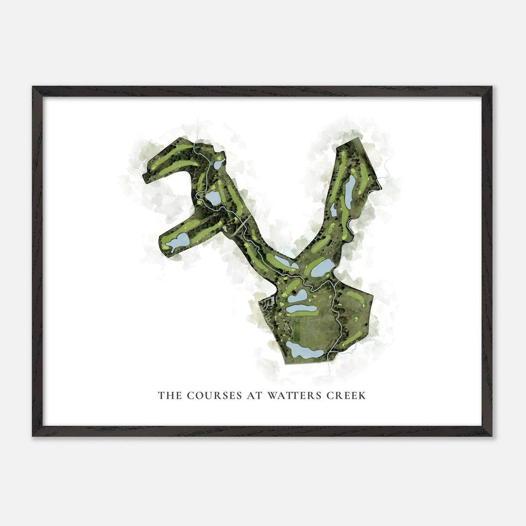 Print of The Courses At Watters Creek Classic Map