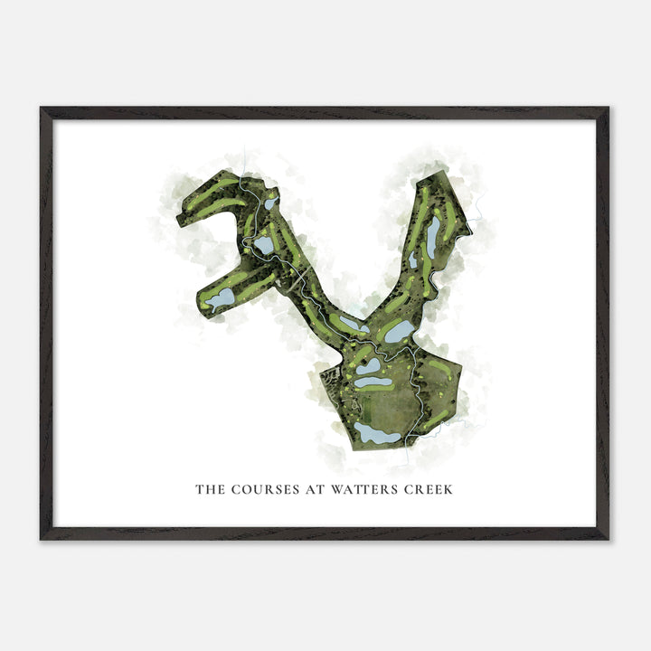 Print of The Courses At Watters Creek Classic Map