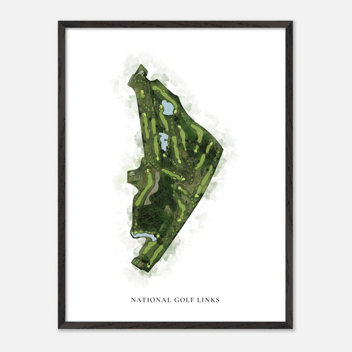 Print of National Golf Links Classic Map