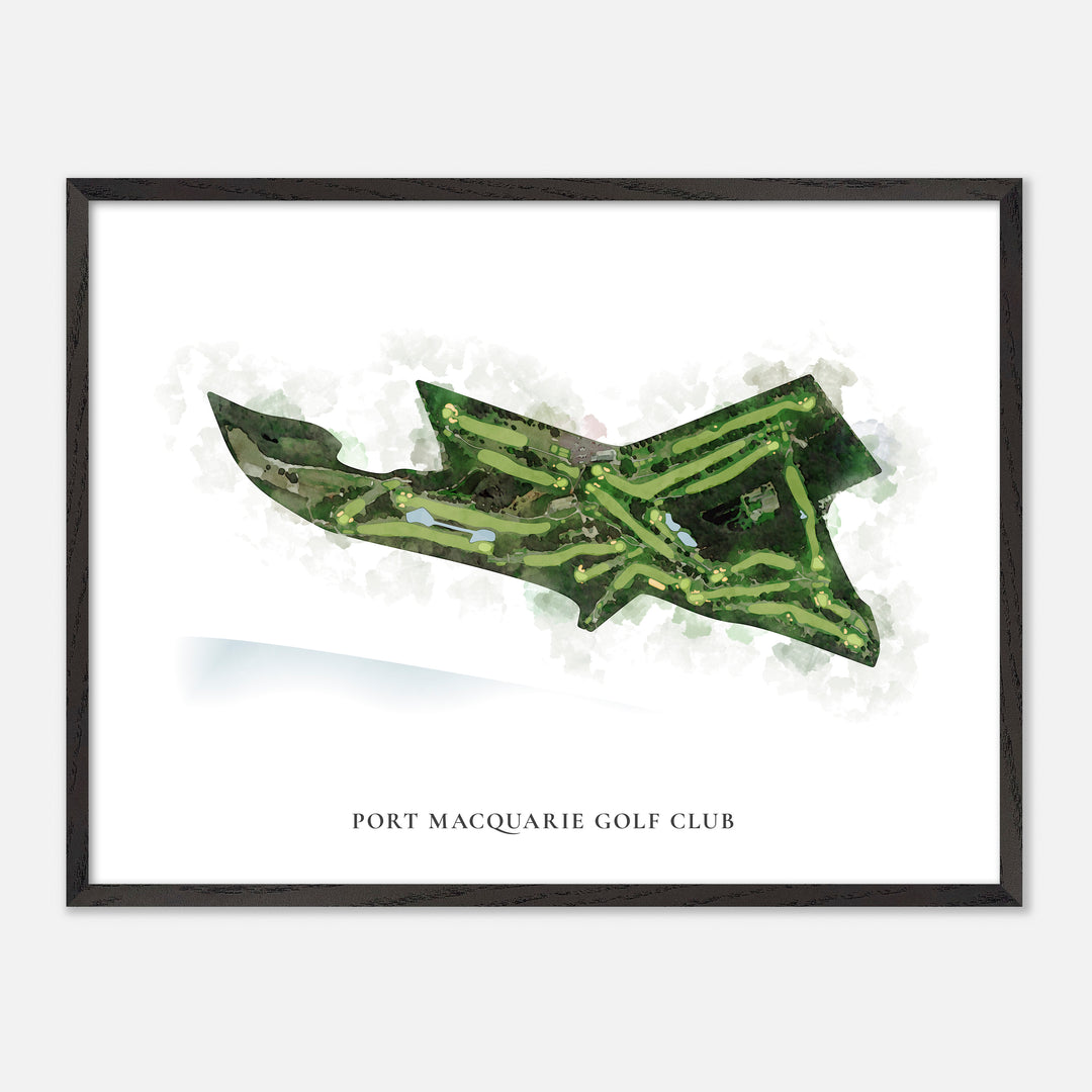 Print of Port Macquarie Golf Club Classic Map