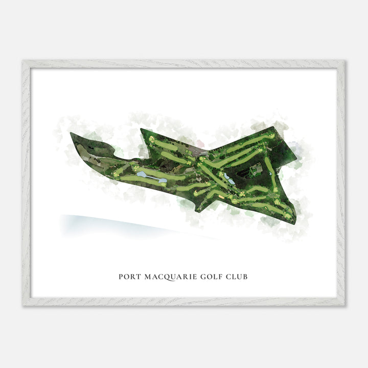Print of Port Macquarie Golf Club Classic Map