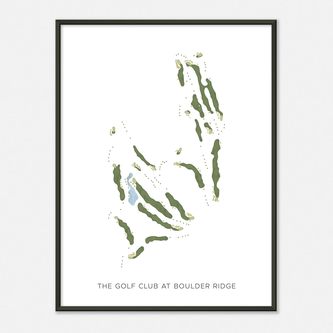 Print of The Golf Club At Boulder Ridge Modern Map