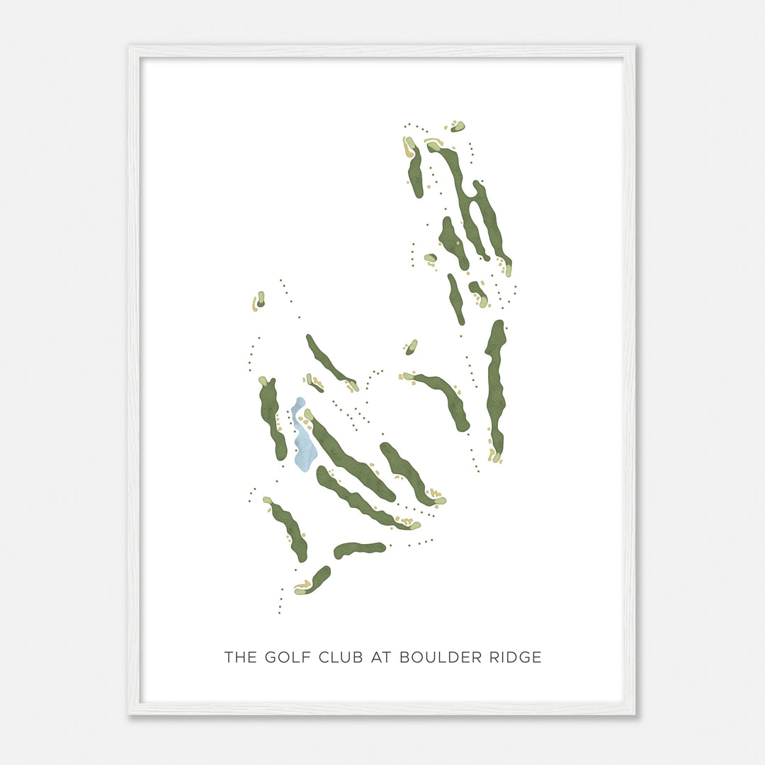 Print of The Golf Club At Boulder Ridge Modern Map