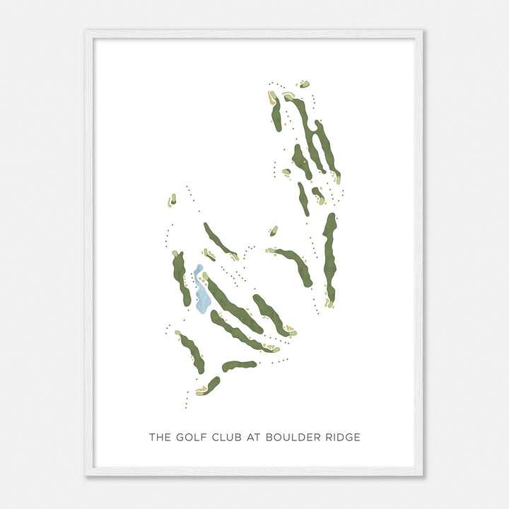 Print of The Golf Club At Boulder Ridge Modern Map