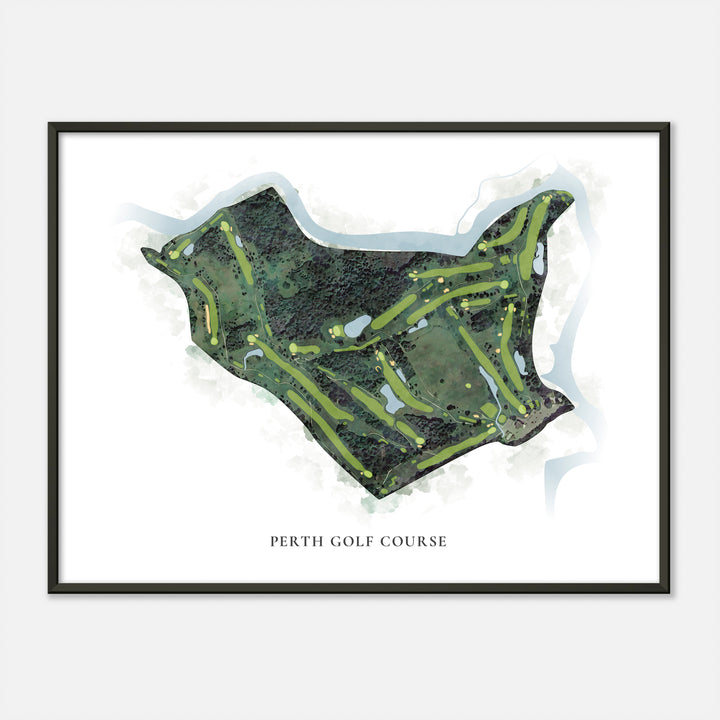 Print of Perth Golf Course Classic Map