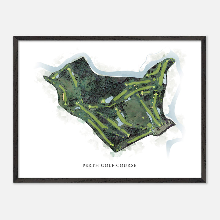 Print of Perth Golf Course Classic Map