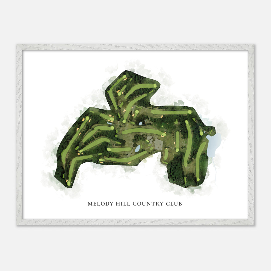 Print of Melody Hill Country Club Classic Map