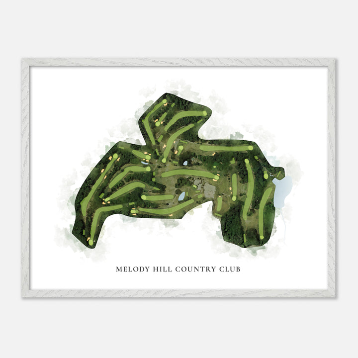 Print of Melody Hill Country Club Classic Map