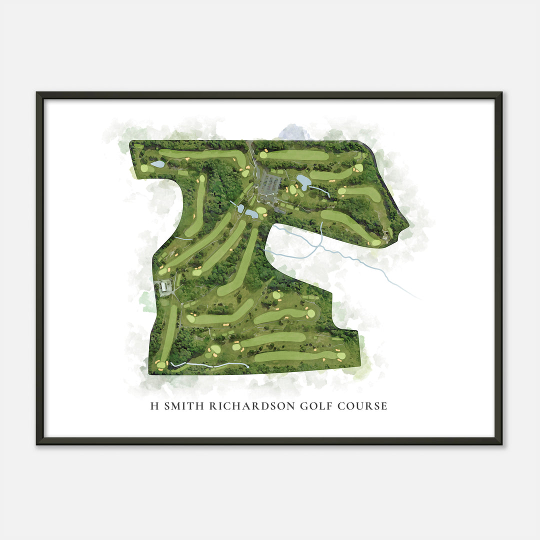 Print of H Smith Richardson Golf Course Classic Map