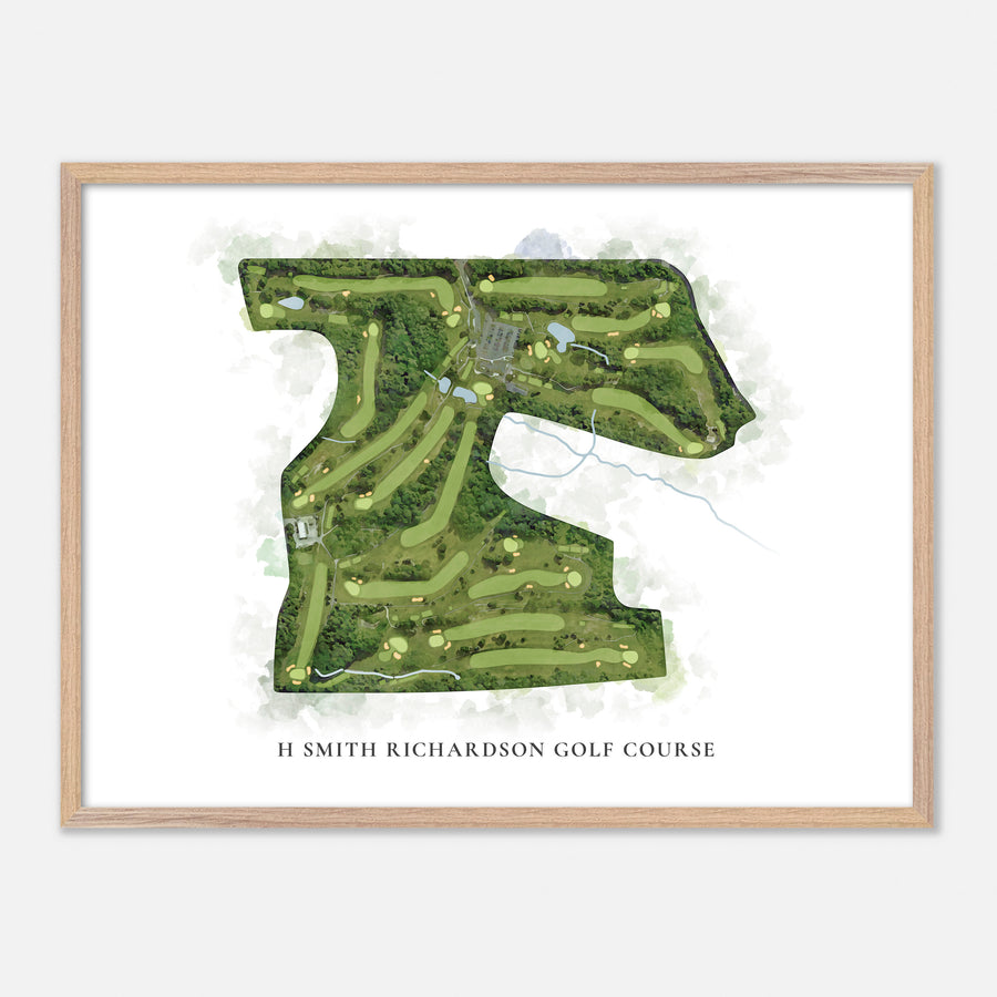 Print of H Smith Richardson Golf Course Classic Map