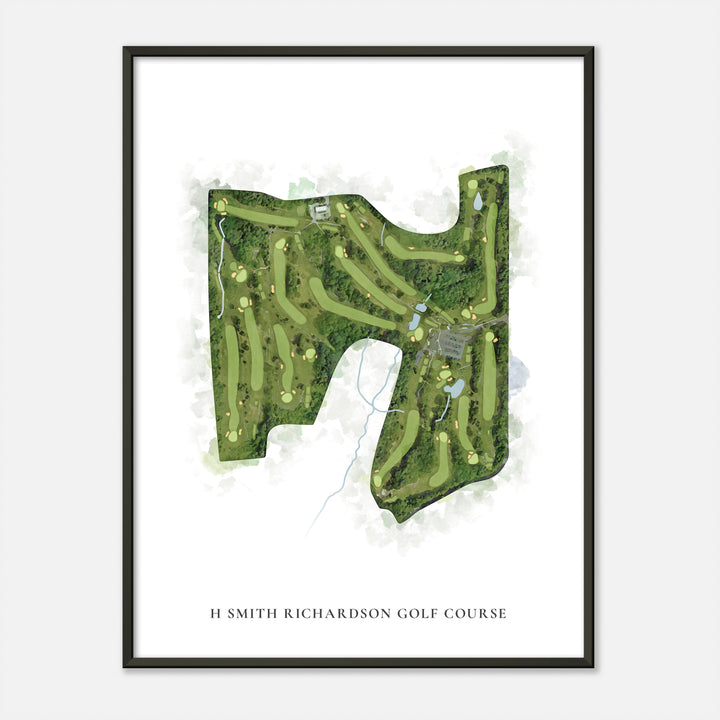 Print of H Smith Richardson Golf Course Classic Map