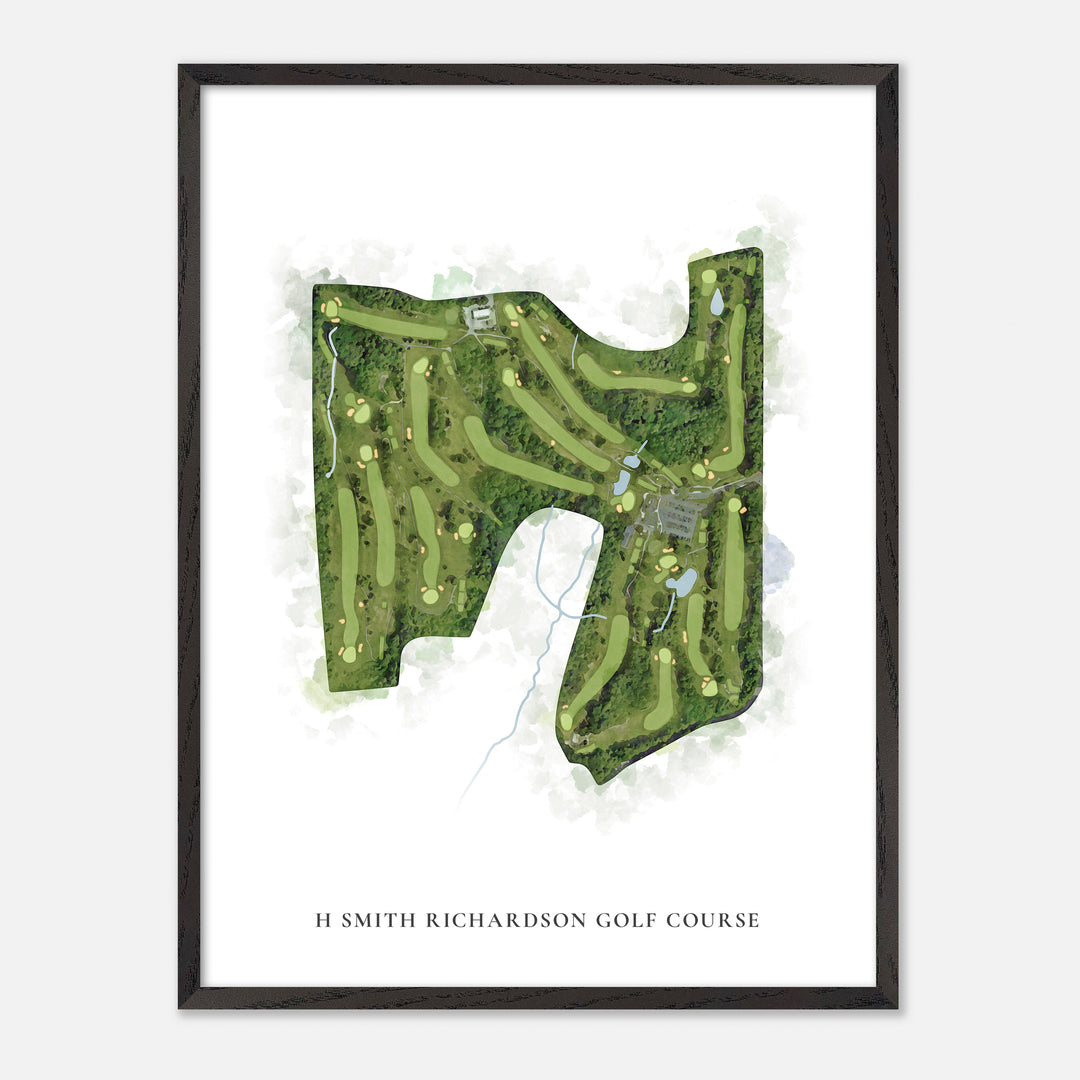 Print of H Smith Richardson Golf Course Classic Map