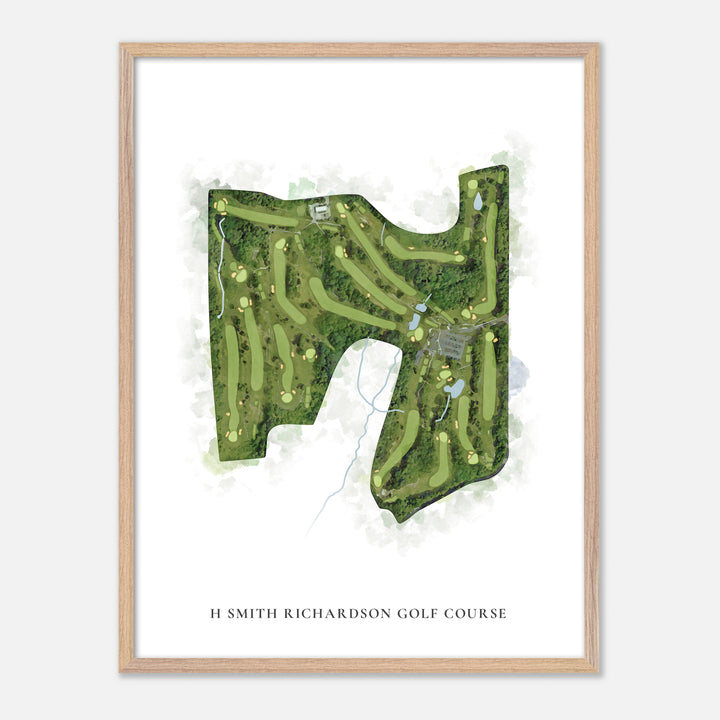 Print of H Smith Richardson Golf Course Classic Map