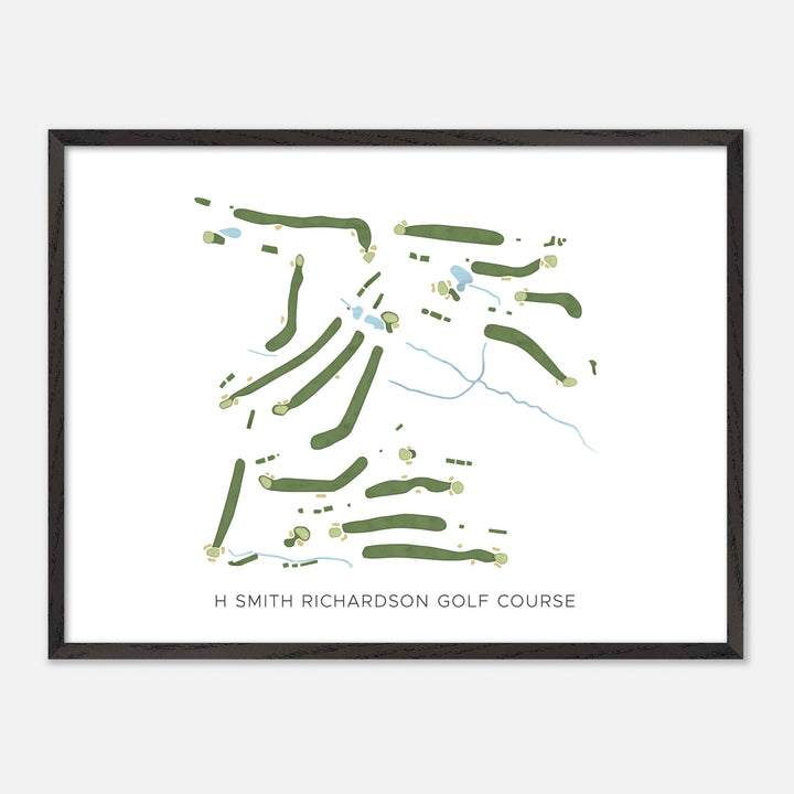 Print of H Smith Richardson Golf Course Modern Map