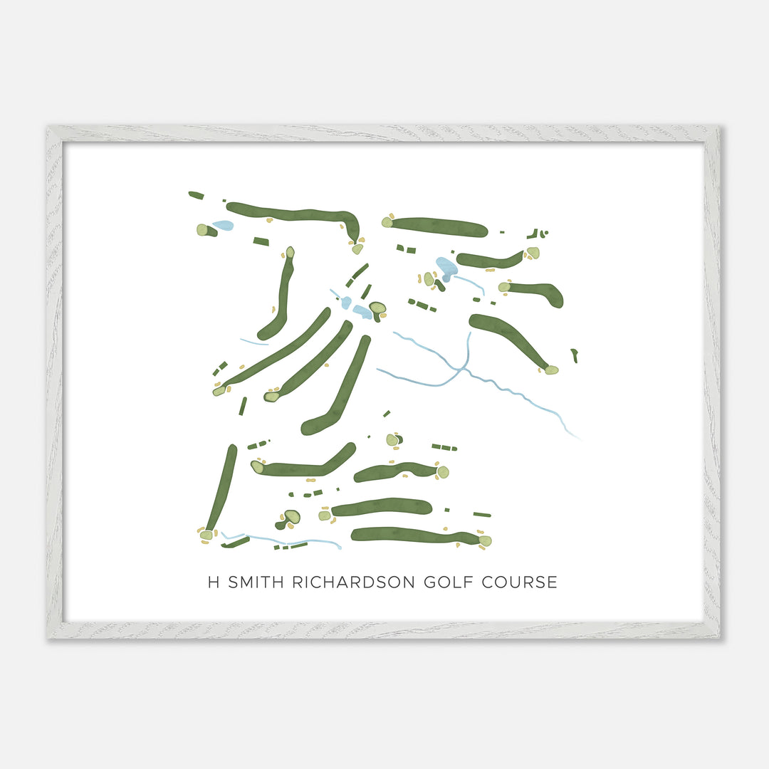 Print of H Smith Richardson Golf Course Modern Map
