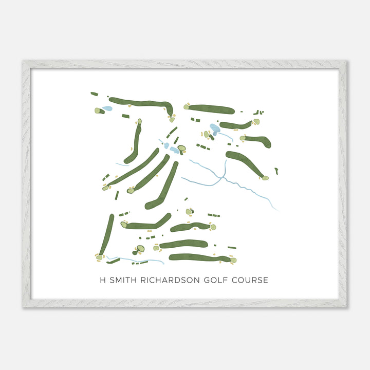 Print of H Smith Richardson Golf Course Modern Map