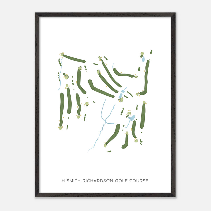 Print of H Smith Richardson Golf Course Modern Map