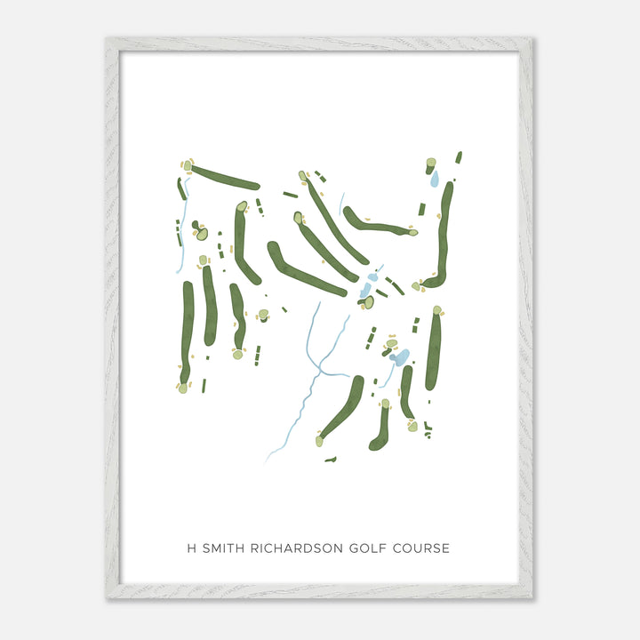 Print of H Smith Richardson Golf Course Modern Map