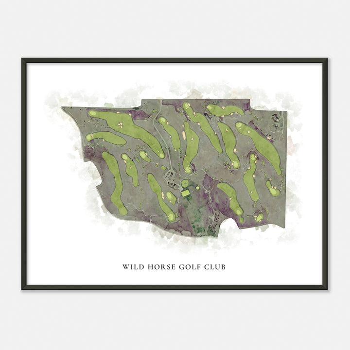 Print of Wild Horse Golf Club Classic Map